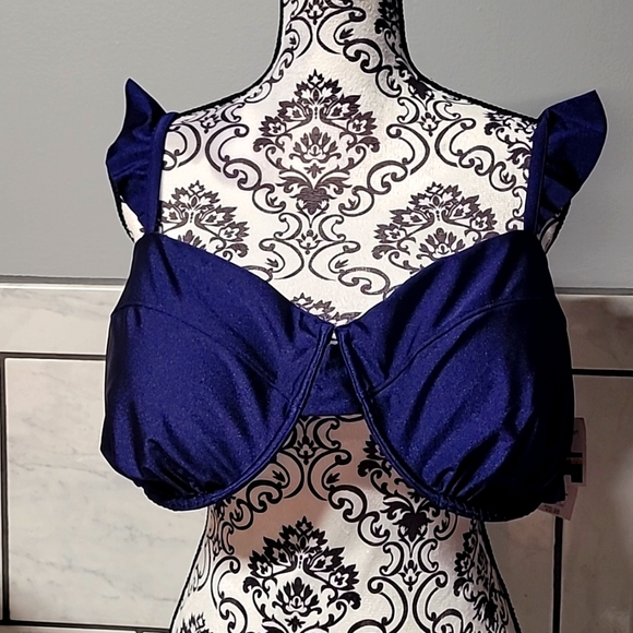 NWT supportive underwire swim top bra adjustable - Picture 1 of 7